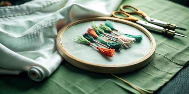 Detal haftu ręcznego